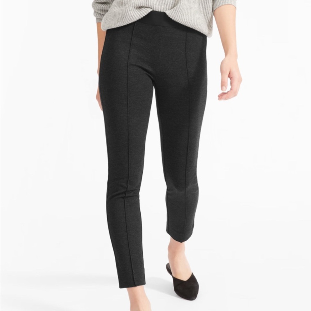 Everlane Ponte Charcoal Cropped Charcoal pant size 6